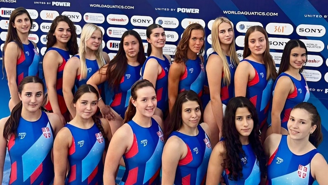 Vaterpolistkinje Srbije do 16 godina pobedile Brazil