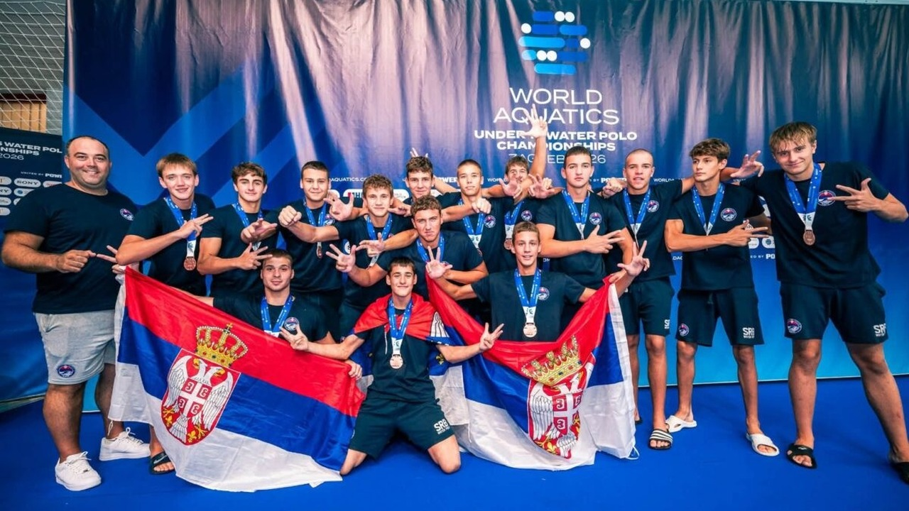 Vaterpolisti Srbije do 16 godina osvojili svetsku bronzu